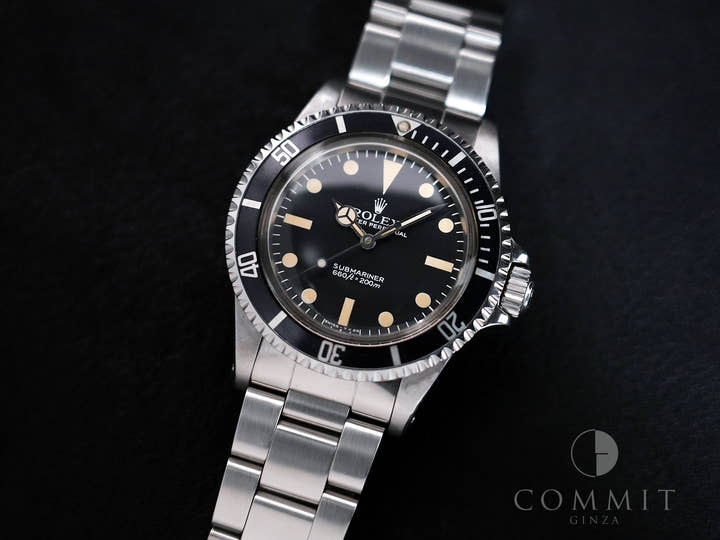 Rolex Submariner Ref. 5513 Stainless Steel Black Dial Used rbm8as6x