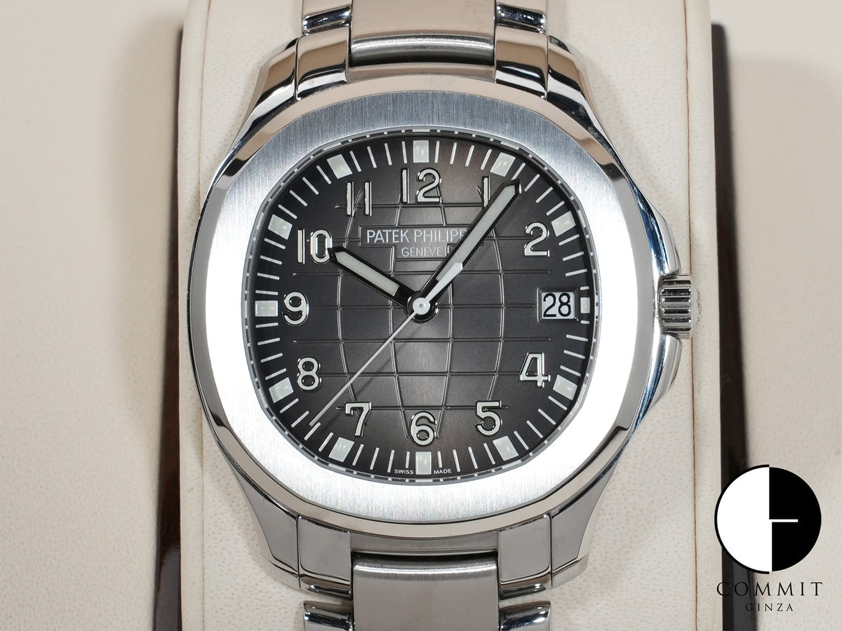 Patek Philippe Aquanaut Extra-Large Ref. 5167/1A-001 Stainless Steel Black Dial Pre-Owned 256dtjkx