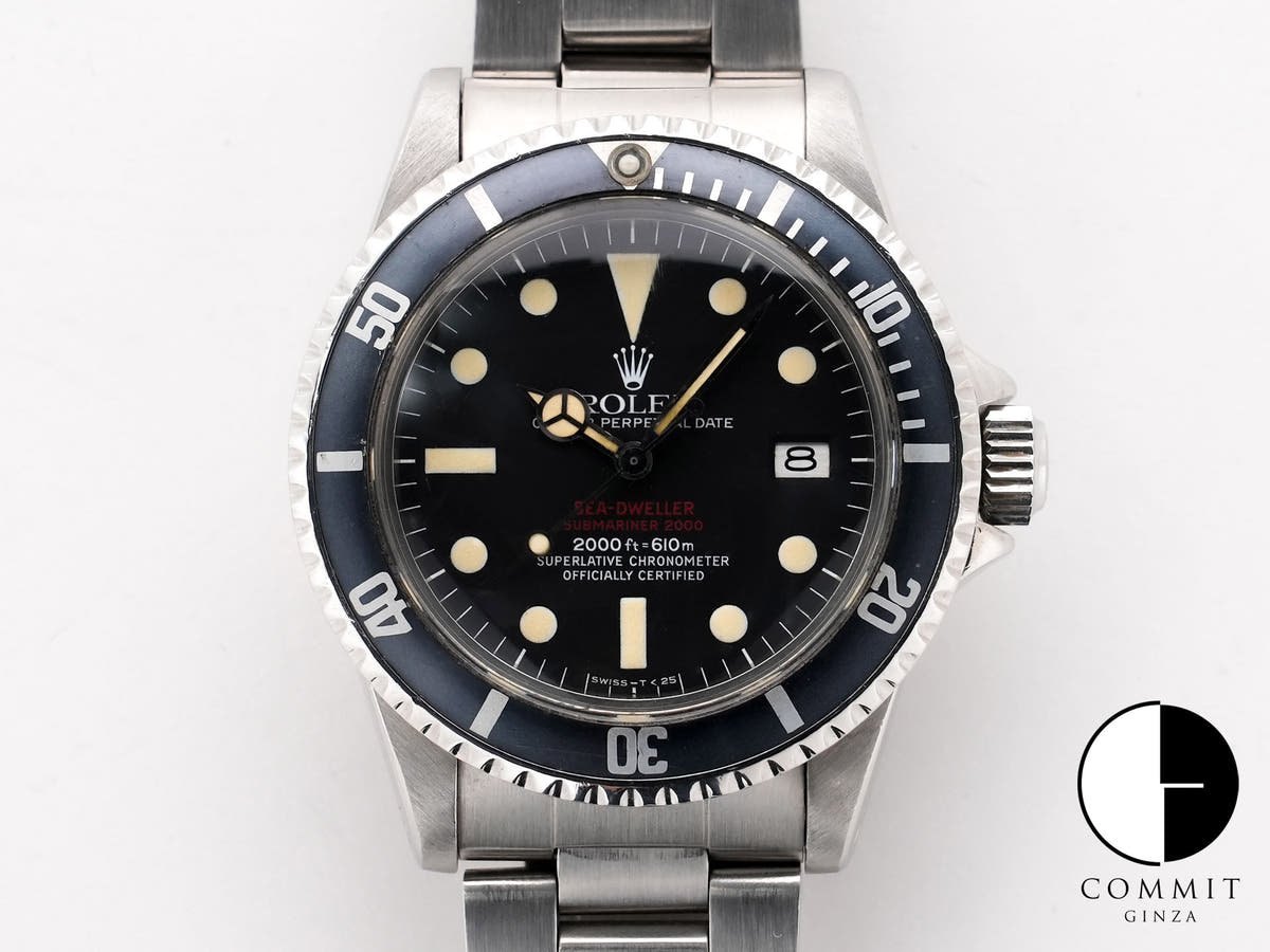 ROLEX Sea-Dweller Ref. 1665 Stainless Steel Black Dial Used fv3t2fxj