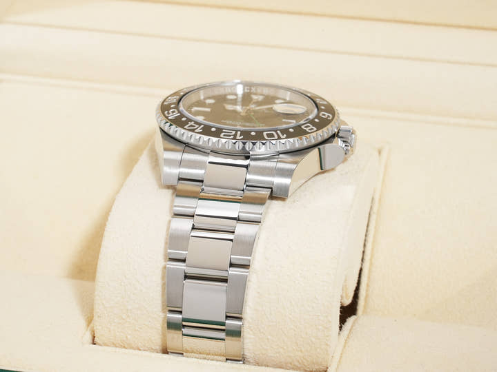 Rolex GMT-Master II Ref. 116710LN Stainless Steel Black Dial Oyster Bracelet Excellent Condition avsms4ye