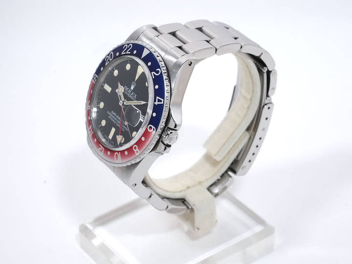 ロレックス GMTマスター Ref.16750 ステンレススチール ブラック文字盤 オイスターブレスレット 中古 8asiyxju
