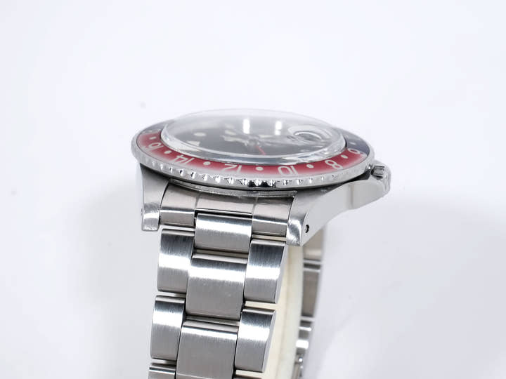 ロレックス GMTマスター Ref.16750 ステンレススチール ブラック文字盤 オイスターブレスレット 中古 8asiyxju