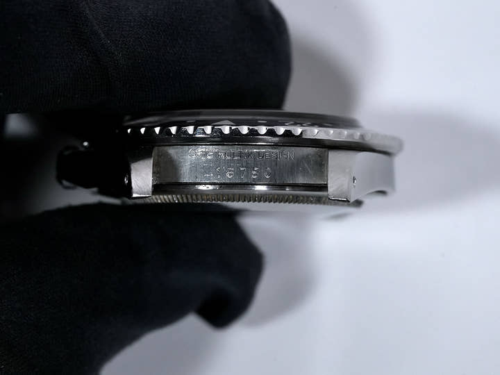 ロレックス GMTマスター Ref.16750 ステンレススチール ブラック文字盤 オイスターブレスレット 中古 8asiyxju