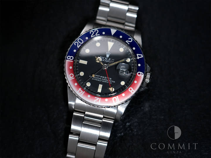 ロレックス GMTマスター Ref.16750 ステンレススチール ブラック文字盤 オイスターブレスレット 中古 8asiyxju