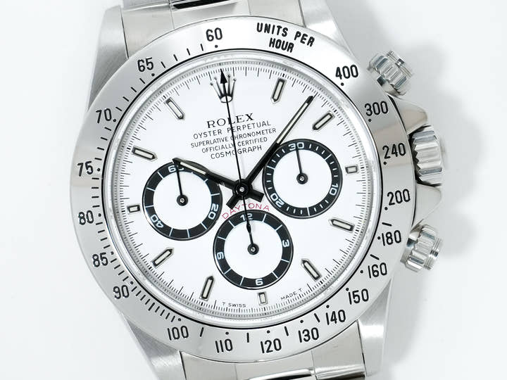 ロレックス デイトナ エルプリメロ Ref.16520 ステンレススチール ホワイト文字盤 中古 axkyeaiq