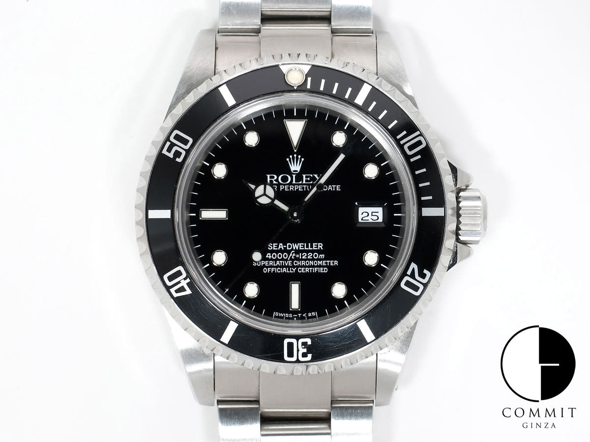 Rolex Sea-Dweller Ref.16600 Stainless Steel Black Dial Pre-owned bo956a2q