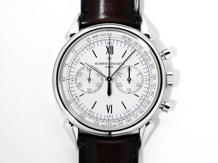ヴァシュロンコンスタンタン ヒストリーク コルヌ・ドゥ・ヴァッシュ 1955 Ref.5000H/000A-B582 ステンレススチール シルバー文字盤 美品 ba8bjefc