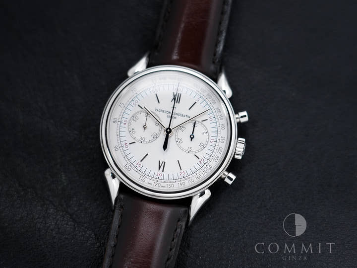 ヴァシュロンコンスタンタン ヒストリーク コルヌ・ドゥ・ヴァッシュ 1955 Ref.5000H/000A-B582 ステンレススチール シルバー文字盤 美品 ba8bjefc