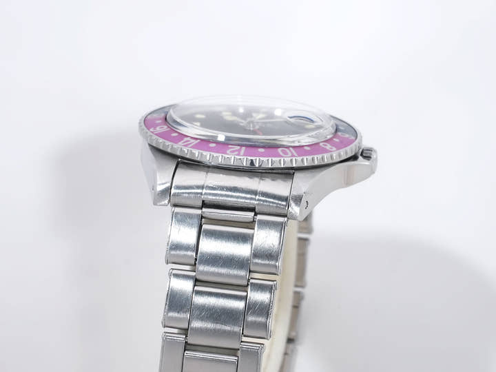 ロレックス GMTマスター Ref.1675 ステンレススチール ブラック文字盤 オイスターブレスレット 中古 548787yd