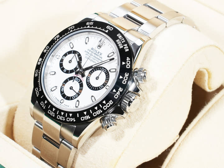 ロレックス デイトナ Ref.116500LN ステンレススチール ホワイト文字盤 美中古 iu5qpf7r