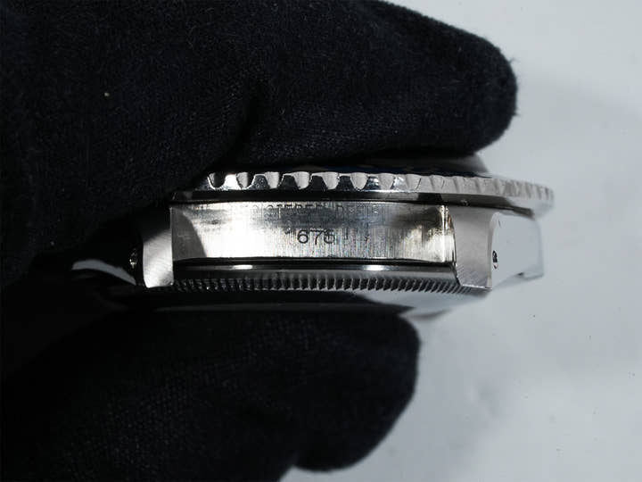 ロレックス GMTマスター Ref.1675 ステンレススチール ブラック文字盤 オイスターブレスレット 中古 pwyde5z7
