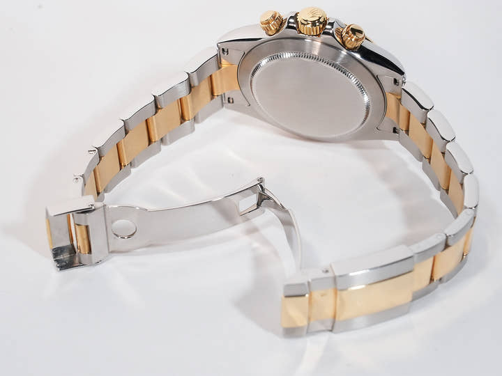 ロレックス デイトナ Ref.116523 ステンレススチール/イエローゴールド ブラック文字盤 中古 nnm2u5w2