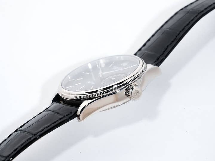 ロレックス チェリーニ デイト Ref.50519 ホワイトゴールド ブラック文字盤 中古 esx6pug4