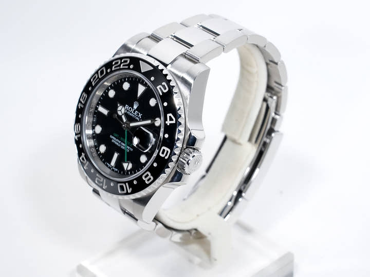 Rolex GMT-Master II Ref.116710LN Stainless Steel Black Dial Oyster Bracelet Excellent Condition qr6srbff