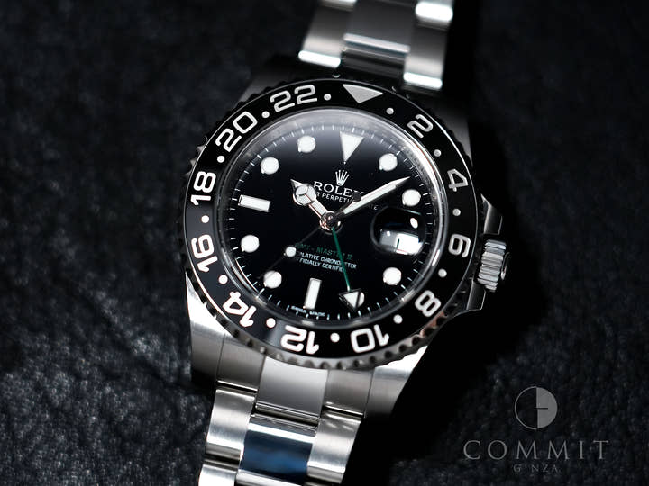 Rolex GMT-Master II Ref.116710LN Stainless Steel Black Dial Oyster Bracelet Excellent Condition qr6srbff