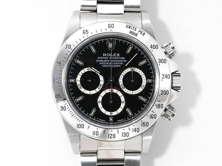 Rolex Daytona El Primero Ref. 16520 Stainless Steel Black Dial Excellent Condition 8kozbphe