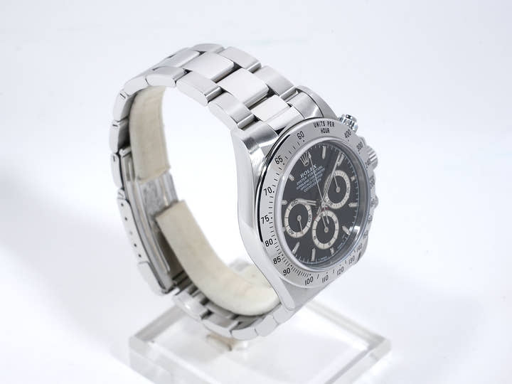 Rolex Daytona El Primero Ref. 16520 Stainless Steel Black Dial Excellent Condition 8kozbphe