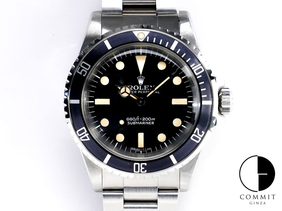 Rolex Submariner Ref. 5513 Stainless Steel Black Dial Used v65tgmos