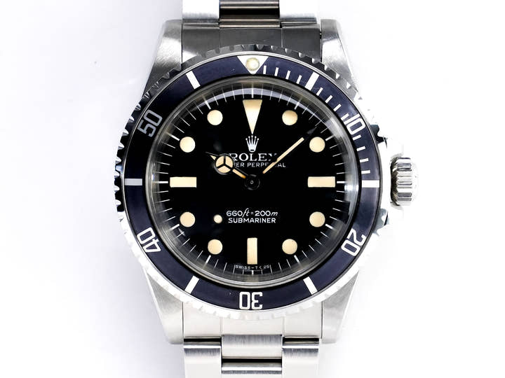 Rolex Submariner Ref. 5513 Stainless Steel Black Dial Used v65tgmos