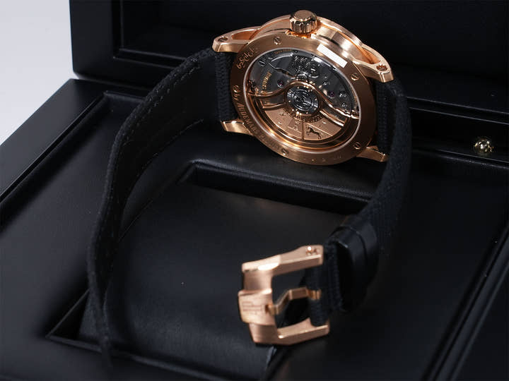 Audemars Piguet CODE 11.59 by Audemars Piguet Ref.15210OR.OO.A028CR.01 Pink Gold Smoked Blue Lacquer Dial Pre-Owned 29yeghp3