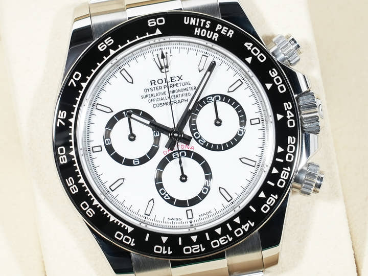 ロレックス デイトナ Ref.126500LN ステンレススチール ホワイト文字盤 美中古 na8t7899