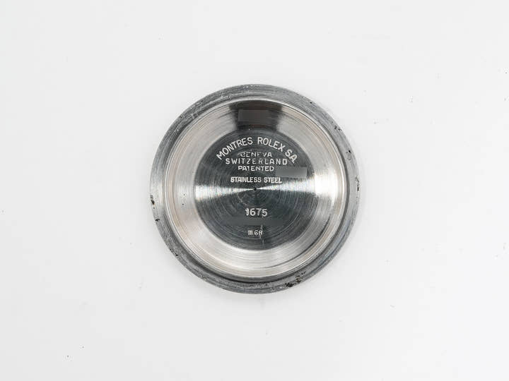 ロレックス GMTマスター Ref.1675 ステンレススチール ブラック文字盤 ジュビリーブレスレット 中古 2irdigjf