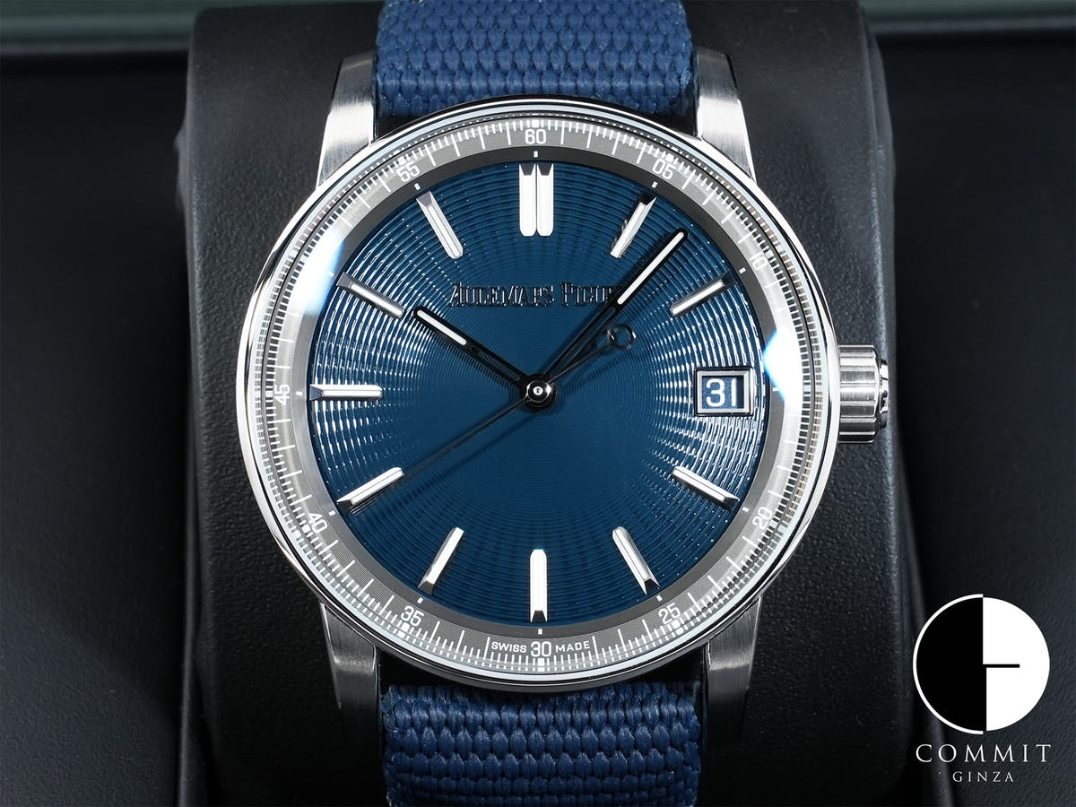 Audemars Piguet CODE 11.59 by Audemars Piguet Ref. 15210ST.OO.A348KB.01 Stainless Steel Night Blue Dial Unused 8bvcz3kw