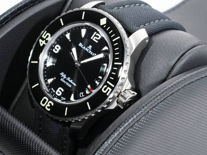 Blancpain Fifty Fathoms Ref. 5015 12B30 B52B Titanium Black Dial Excellent Condition zuhjcg38
