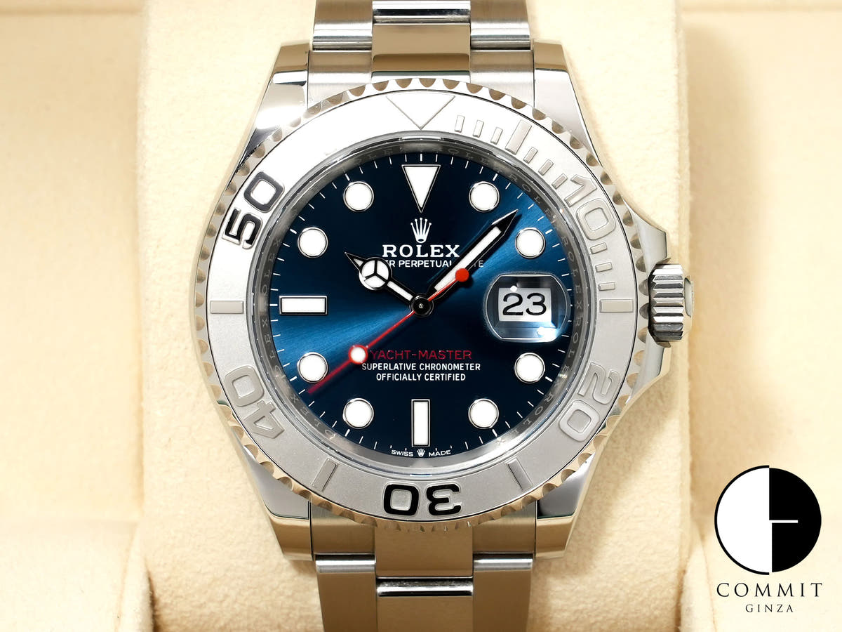 Rolex Yacht-Master 40 Ref. 126622 Stainless Steel/Platinum Bright Blue Dial Excellent Pre-owned dzgm9u9r