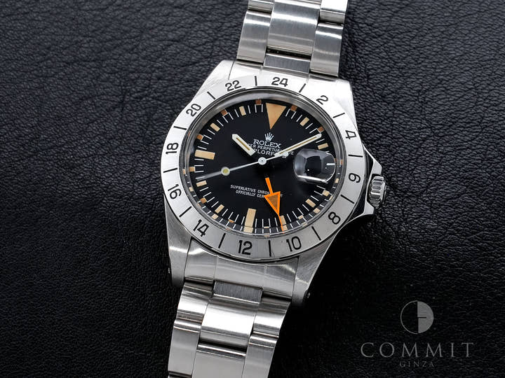 Rolex Explorer II Ref. 1655 Stainless Steel Black Dial Oyster Bracelet Excellent Used Condition ww6o6vn9