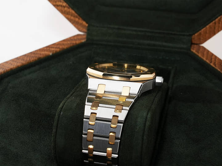 Audemars Piguet Royal Oak Ref.15050SA.O.0789SA.01 Stainless Steel/Yellow Gold Gray Dial Pre-owned o27rmxrf