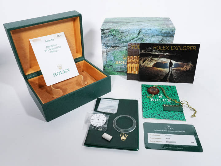 Rolex Explorer II Ref. 16570 Stainless Steel Black Dial Oyster Bracelet Used zx7ih7js
