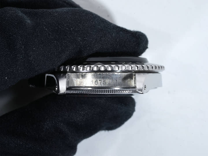 ロレックス GMTマスター Ref.1675 ステンレススチール ブラック文字盤 ジュビリーブレスレット 中古 twp6jqpc