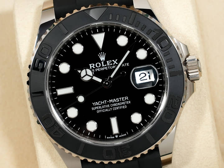 ロレックス ヨットマスター42 Ref.226659 ホワイトゴールド ブラック文字盤 美中古 i5ck6mq8