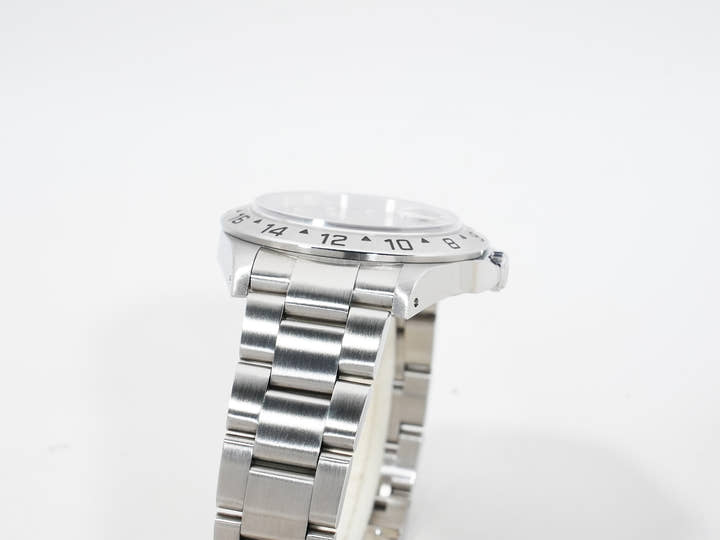 Rolex Explorer II Ref. 16570 Stainless Steel Black Dial Oyster Bracelet Used ux65yfzh