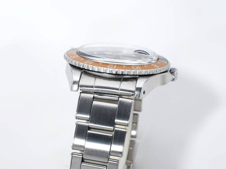 ロレックス GMTマスター Ref.1675 ステンレススチール ブラック文字盤 オイスターブレスレット 中古 v7cs2rn3