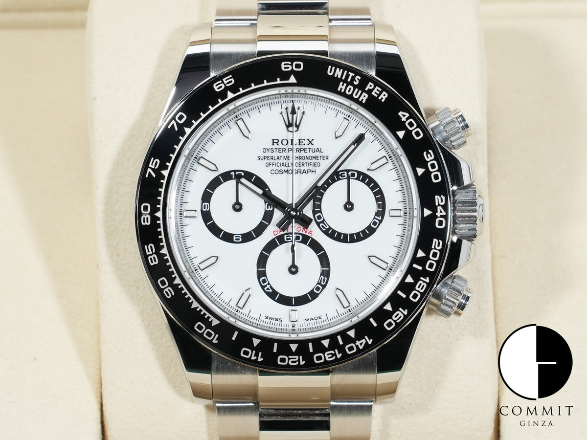 ロレックス デイトナ Ref.126500LN ステンレススチール ホワイト文字盤 中古 u3p7xy79