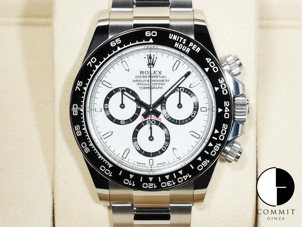 ROLEX Daytona Ref. 126500LN Stainless Steel White Dial Excellent Condition ip42htn7