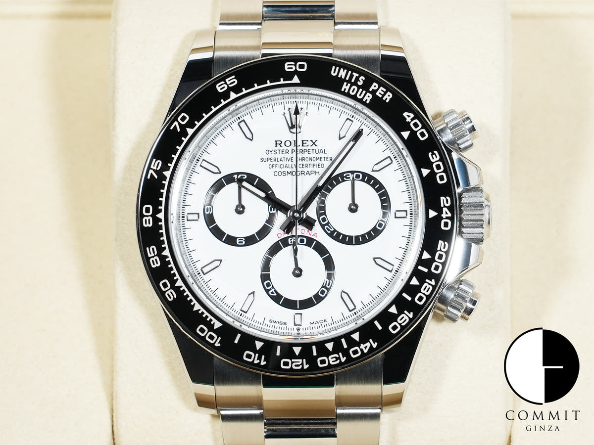 Rolex Daytona Ref. 126500LN Stainless Steel White Dial Excellent Condition 4x93s8ta