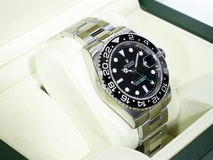 Rolex GMT-Master II Ref.116710LN Stainless Steel Black Dial Oyster Bracelet Excellent Used 2pyqpsfw