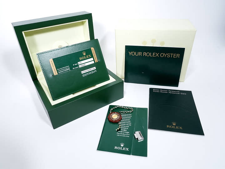 Rolex Oyster Perpetual 36 Ref. 116000 Stainless Steel Black Dial Used 4jxpmxof