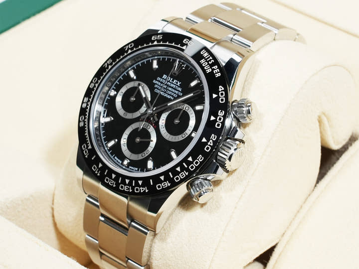 Rolex Daytona Ref. 116500LN Stainless Steel Black Dial Pre-owned z66emef8