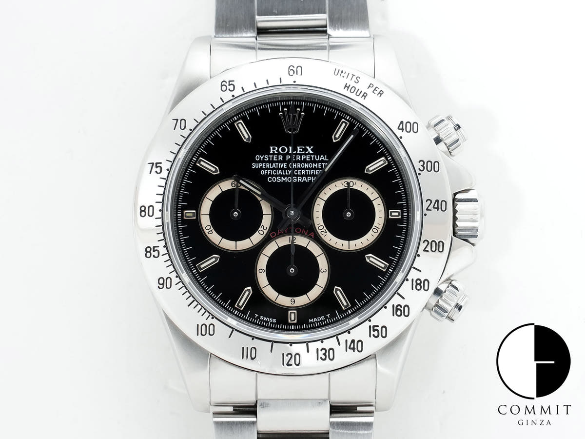 ロレックス デイトナ エルプリメロ Ref.16520 ステンレススチール ブラック文字盤 中古 meohhe3n