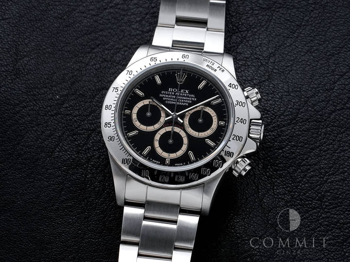 ロレックス デイトナ エルプリメロ Ref.16520 ステンレススチール ブラック文字盤 中古 meohhe3n