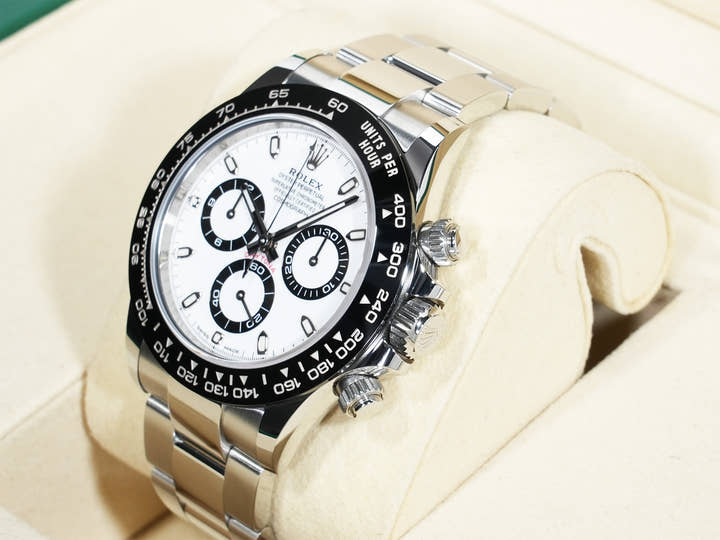ロレックス デイトナ Ref.116500LN ステンレススチール ホワイト文字盤 美中古 v234rsip