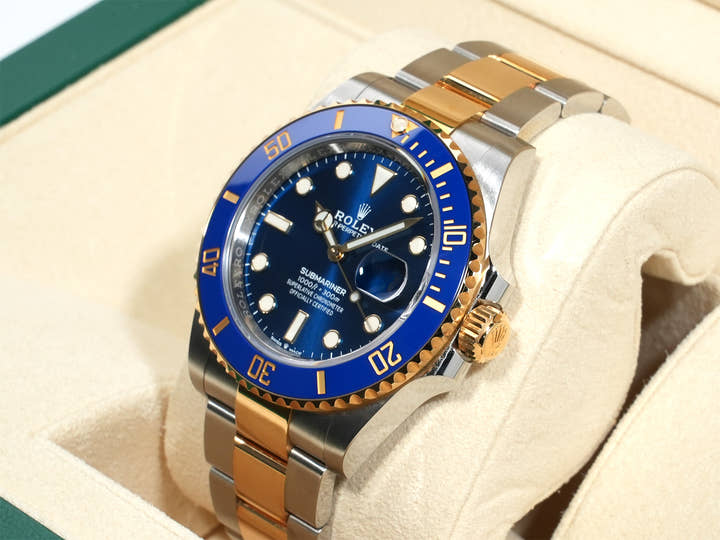 ロレックス サブマリーナー デイト Ref.126613LB ステンレススチール/イエローゴールド ブルー文字盤 美中古 yvqzstmi
