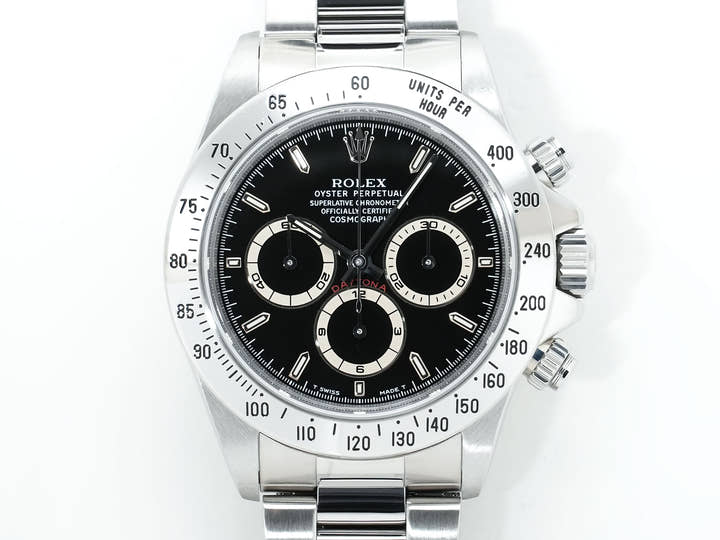 ロレックス デイトナ エルプリメロ Ref.16520 ステンレススチール ブラック文字盤 美中古 235odqie