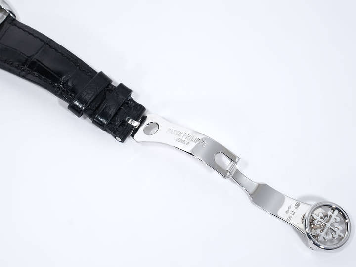 パテックフィリップ コンプリケーション ワールドタイム Ref.5110P-001 プラチナ ブルー文字盤 中古 nebu4s2s