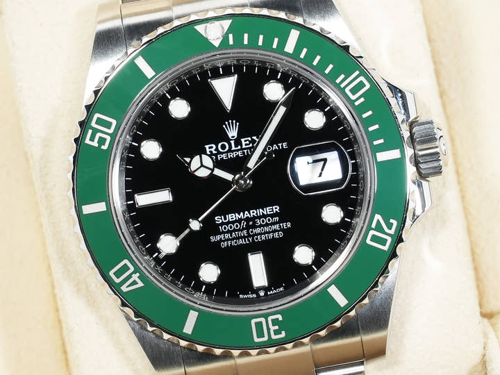 ロレックス サブマリーナー デイト Ref.126610LV ステンレススチール ブラック文字盤 中古 oaeop2sr