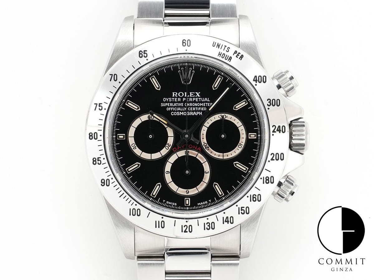 Rolex Daytona El Primero Ref.16520 Stainless Steel Black Dial Used e9zt94q5